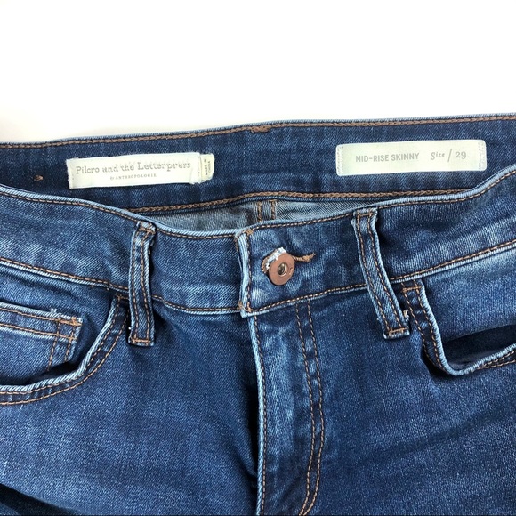 Anthro Pilcro and the Letterpress Mid-Rise Skinny - Picture 4 of 10